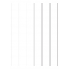 40406 - Label Size 30mm x 270mm - 6 label(s) per sheet 