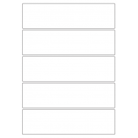 40411 - Label Size 200mm x 54mm - 5 label(s) per sheet