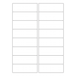 40422 - Label Size 97mm x 34mm - 16 label(s) per sheet