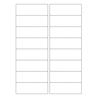 40422 - Label Size 97mm x 34mm - 16 label(s) per sheet