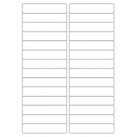 40423 - Label Size 97mm x 20mm - 28 label(s) per sheet 40423 - Label Size 97mm x 20mm - 28 label(s) per sheet