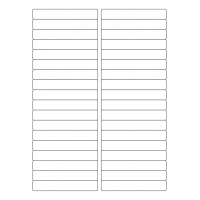 40424 - Label Size 97mm x 15mm - 36 label(s) per sheet