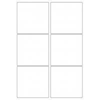 40425 - Label Size 95mm x 93mm - 6 label(s) per sheet