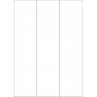 40427 - Label Size 70mm x 295.2mm - 3 label(s) per sheet