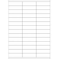 40433 - Label Size 70mm x 20mm - 42 label(s) per sheet