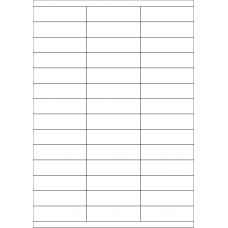 40433 - Label Size 70mm x 20mm - 42 label(s) per sheet 