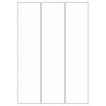 40436 - Label Size 64mm x 284mm - 3 label(s) per sheet
