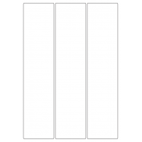 40436 - Label Size 64mm x 284mm - 3 label(s) per sheet
