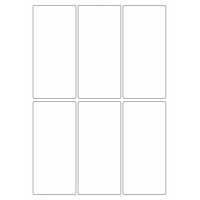 40437 - Label Size 64mm x 138mm - 6 label(s) per sheet