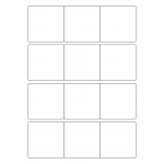 40439 - Label Size 65mm x 65mm - 12 label(s) per sheet