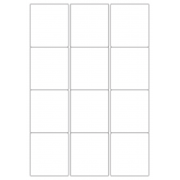 40441 - Label Size 63.5mm x 71mm - 12 label(s) per sheet