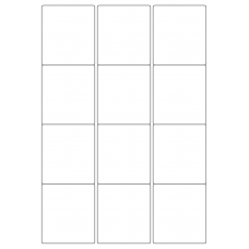 40441 - Label Size 63.5mm x 71mm - 12 label(s) per sheet 