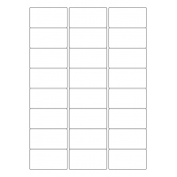 40443 - Label Size 63.5mm x 34mm - 24 label(s) per sheet