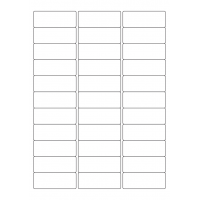 40444 - Label Size 63.5mm x 24mm - 33 label(s) per sheet