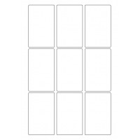 40446 - Label Size 55mm x 90mm - 9 label(s) per sheet