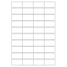 40449 - Label Size 48.5mm x 25.4mm - 40 label(s) per sheet 