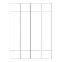 40452 - Label Size 48mm x 38mm - 28 label(s) per sheet