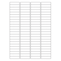 40454 - Label Size 48mm x 12mm - 92 label(s) per sheet