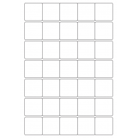 40455 - Label Size 38mm x 38mm - 35 label(s) per sheet