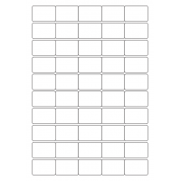 40456 - Label Size 38mm x 25.4mm - 50 label(s) per sheet