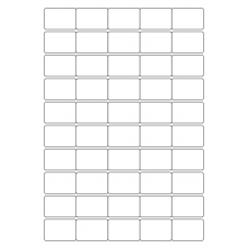 40456 - Label Size 38mm x 25.4mm - 50 label(s) per sheet 