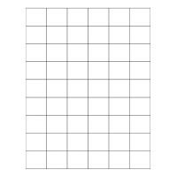 40457 - Label Size 35mm x 30mm - 54 label(s) per sheet