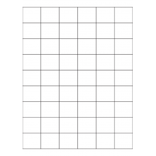 40457 - Label Size 35mm x 30mm - 54 label(s) per sheet 