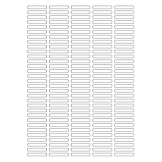 40458 - Label Size 35mm x 6mm - 155 label(s) per sheet 