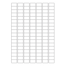 40460 - Label Size 25mm x 15mm - 126 label(s) per sheet 