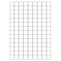 40461 - Label Size 20mm x 20mm - 126 label(s) per sheet