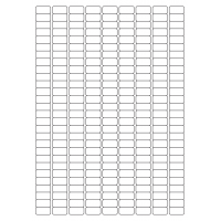 40462 - Label Size 20mm x 10mm - 252 label(s) per sheet