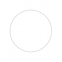 40474 - Label Size 200mm dia - 1 label(s) per sheet