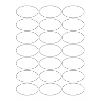 40477 - Label Size 65mm x 35mm - 21 label(s) per sheet