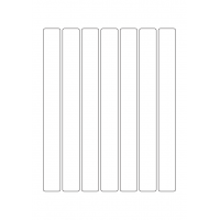 40484 - Label Size 23mm x 220mm - 7 label(s) per sheet