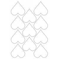 40492 - Label Size 70mm x 70mm - 11 label(s) per sheet