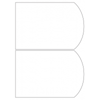 40499 - Label Size 204mm x 139.6mm - 2 label(s) per sheet