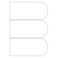 40500 - Label Size 195mm x 90mm - 3 label(s) per sheet