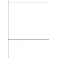 40501 - Label Size 105mm x 94.5mm - 6 label(s) per sheet