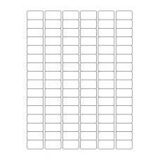 40507 - Label Size 30mm x 16mm - 96 label(s) per sheet 