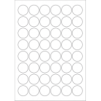 40508 - Label Size 30mm dia - 48 label(s) per sheet