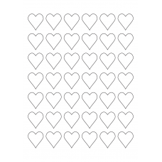 40509 - Label Size 28mm x 30mm - 42 label(s) per sheet 