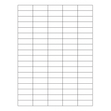 40511 - Label Size 40mm x 15mm - 90 label(s) per sheet 