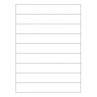 40513 - Label Size 200mm x 30mm - 9 label(s) per sheet