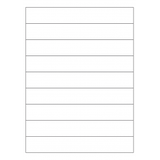 40513 - Label Size 200mm x 30mm - 9 label(s) per sheet 