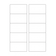 40514 - Label Size 90mm x 50mm - 10 label(s) per sheet 