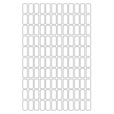 40516 - Label Size 12mm x 25mm - 120 label(s) per sheet 