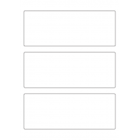 40519 - Label Size 195mm x 75mm - 3 label(s) per sheet