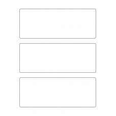 40519 - Label Size 195mm x 75mm - 3 label(s) per sheet 