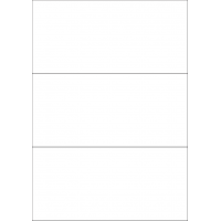 40520 - Label Size 210mm x 98.4mm - 3 label(s) per sheet