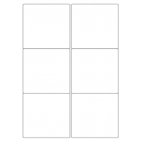 40524 - Label Size 99.1mm x 93.1mm - 6 label(s) per sheet